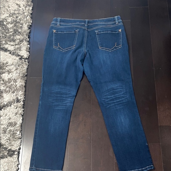 INC SKINNY LEG REGULAR FIT SIZE 12S Blue Denim Jeans - Picture 4 of 8